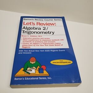 Barron's Algebra 2/Trigonometry Review Book